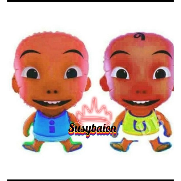 Balon foil upin ipin/balon foil karakter upin ipin