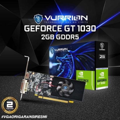 VGA GT 1030LP DDR5 2GB VUrrion - Original Garansi 2 Tahun