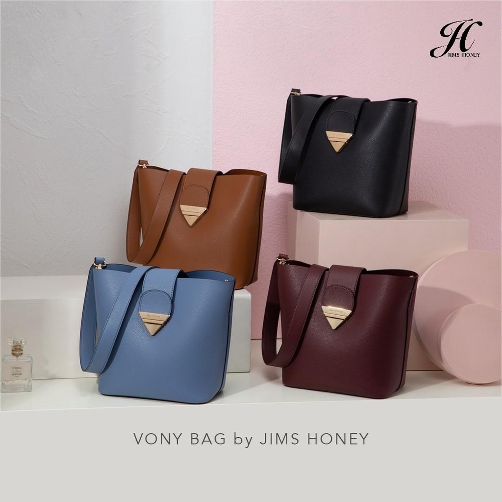 Jims Honey Vony Bag Sling Tas Selempang Wanita Jimshoney Fashion Korea Simple Casual