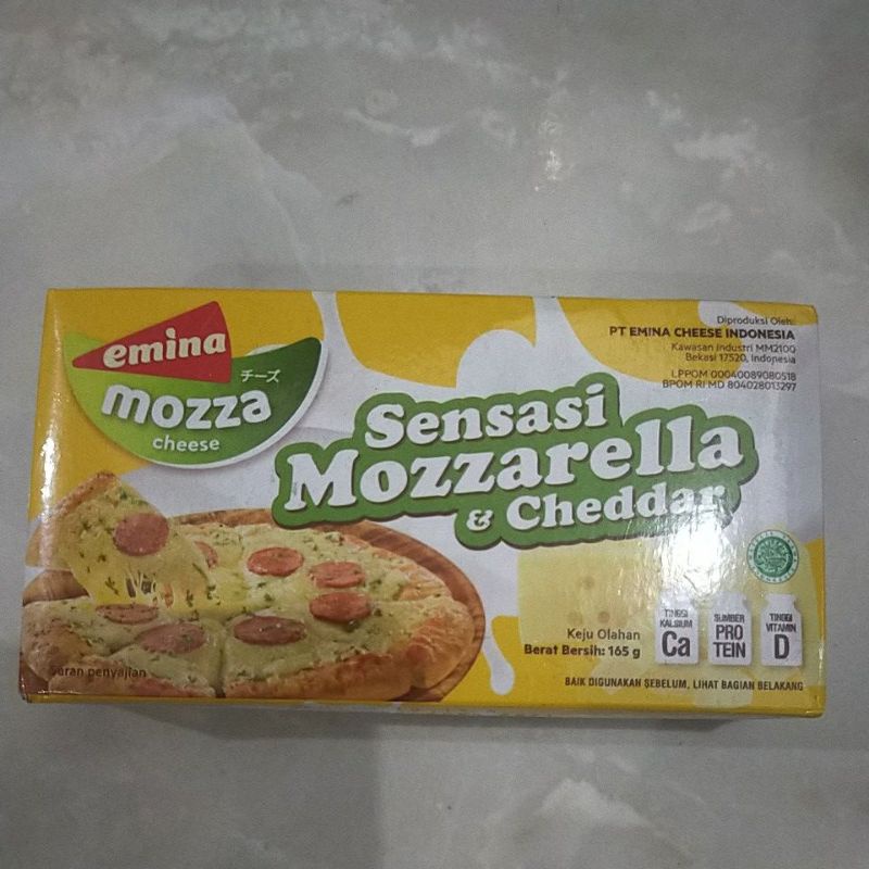 

Emina keju mozzarella/emina cheese mozarella 165gr