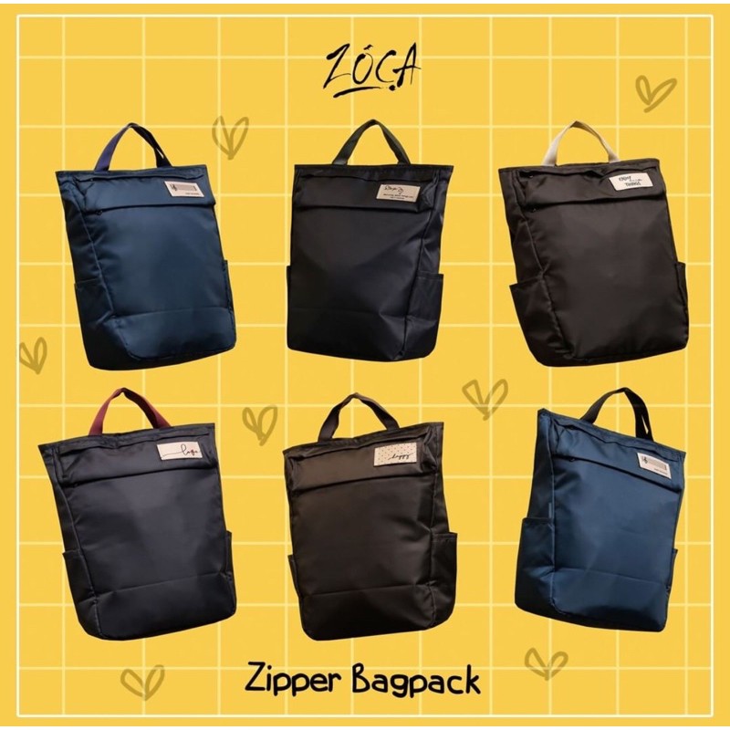 BAGPACK ZIPPER / TAS PUNGGUNG BACKPACK