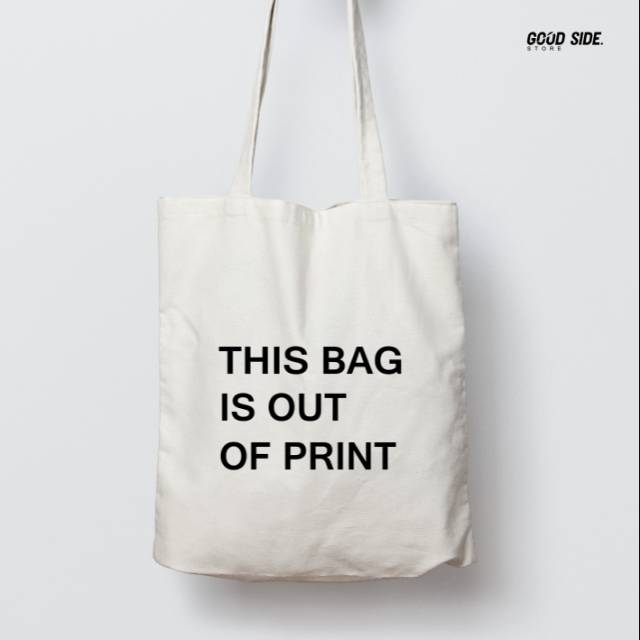 out of print tote bags