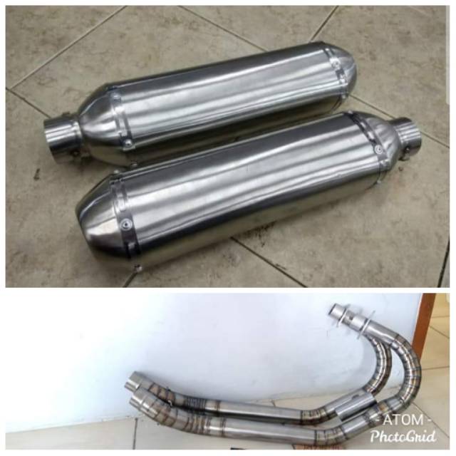 Knalpot Kapsul TIGER/ MEGAPRO/ GL PRO/ CB Galvanis
