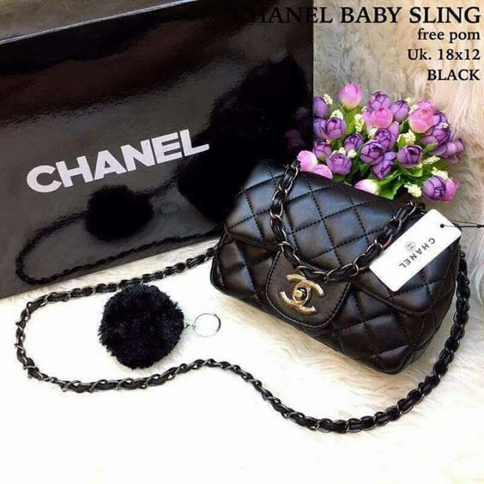 chanel baby sling