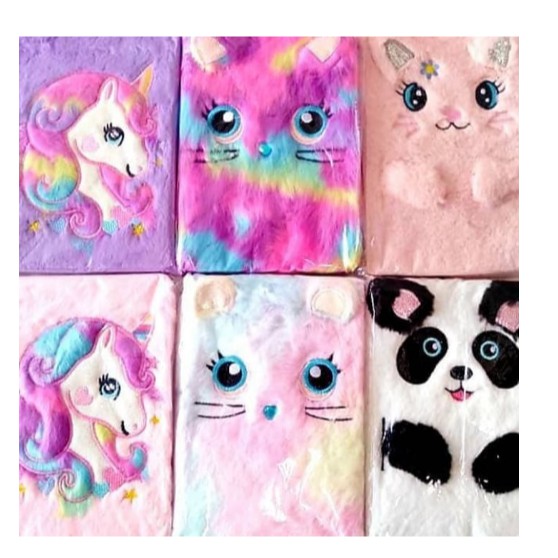 

BUKU DIARY NOTEBOOK RAINBOW FUR UNICORN BULU