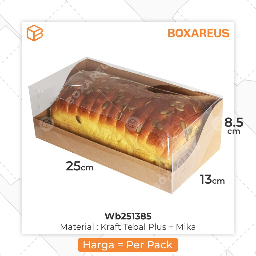 Cake Box Mika Dus Kue Kemasan Roti Packaging | WB251385 (10 pcs)