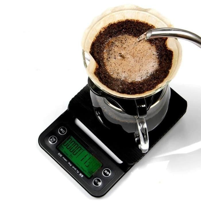 Timbangan kue - kopi - dapur digital Timer v60 pour over