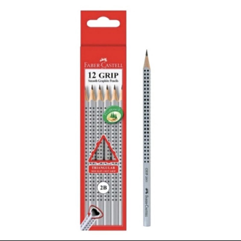 

PENSIL 2B TRIANGULAR GRIP2001 FABERCASTEL((317002M)isi12biji