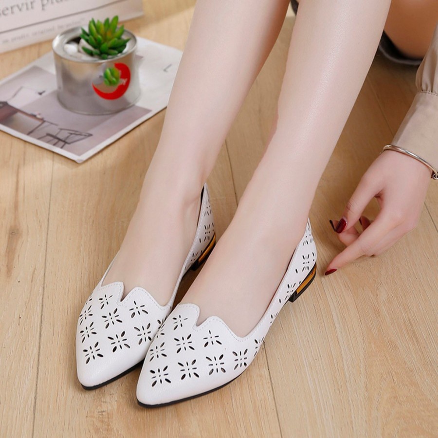 SEPATU WANITA FLAT SHOES LASER