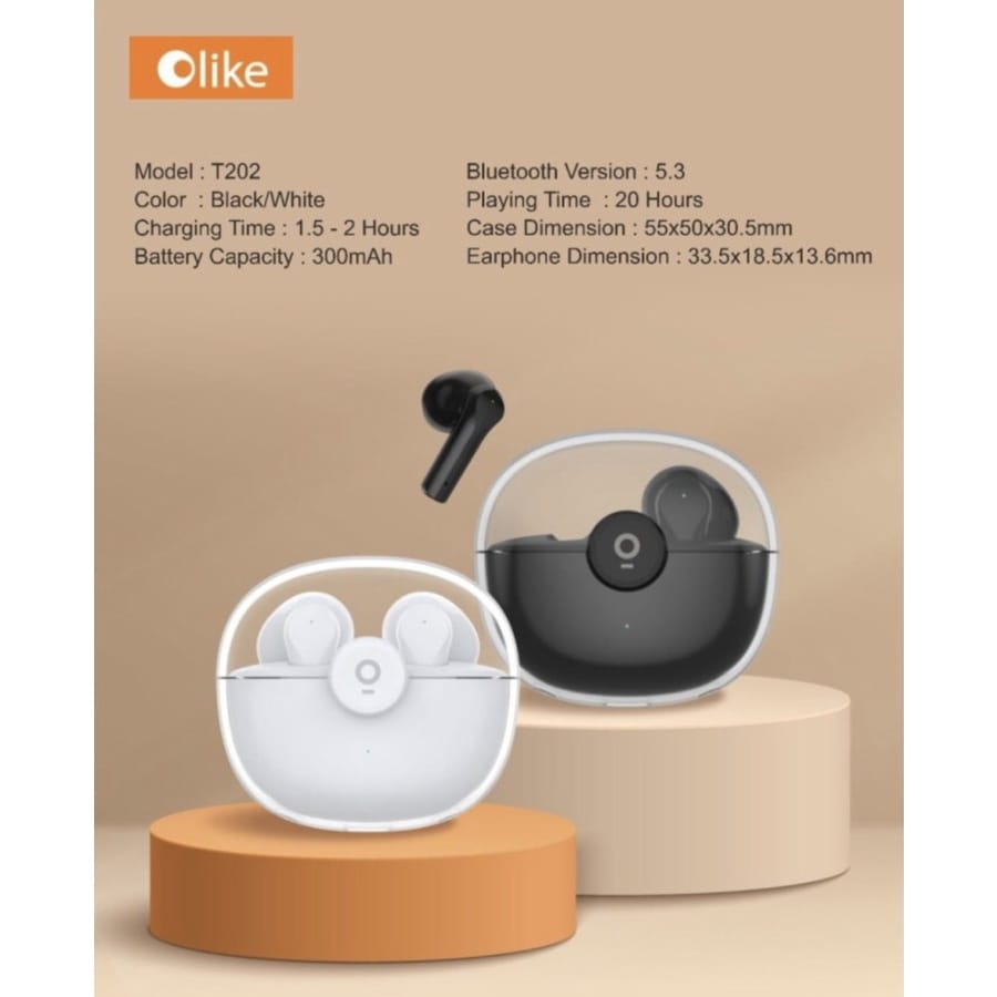 C_   Olike Earphone T202 Wireless