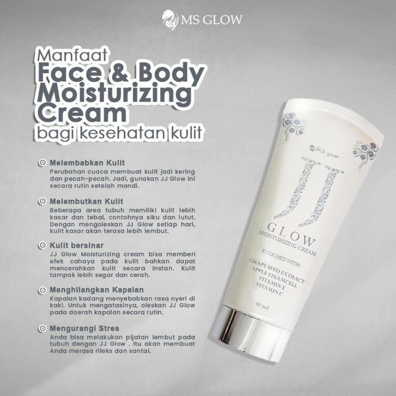 NEW JJ GLOW MS GLOW CREAM SUNSCREEN ORIGINAL