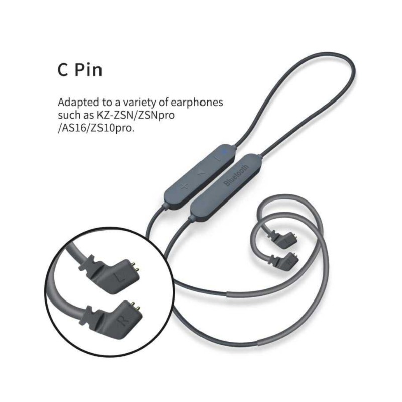 Promo KZ Adapter Cable Bluetooth 5.0 aptXHD Earphone KZ-ZSN AS16 ZS10 Pro Murah