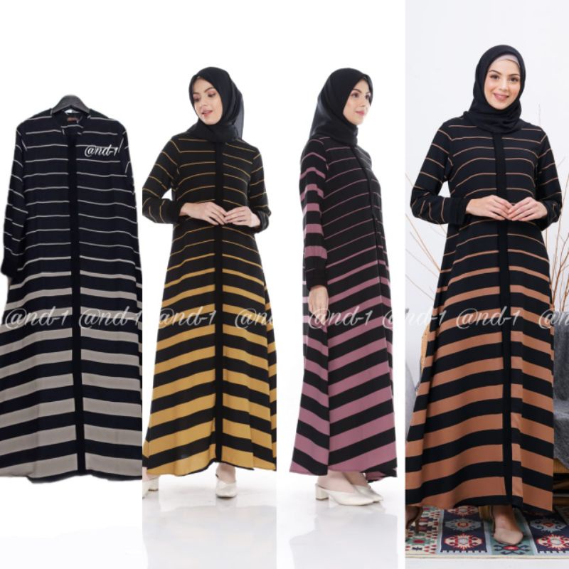 PREMIUM QUALITY By naridzal irhamm(@nd_1 fashion) Abaya Jetblack Salur,gamis abaya.
