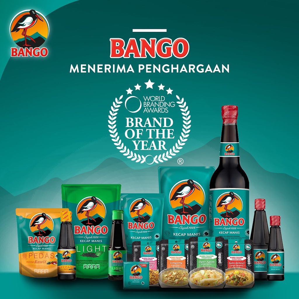 BANGO Kecap Manis 60ml Refil Kemasan 3000