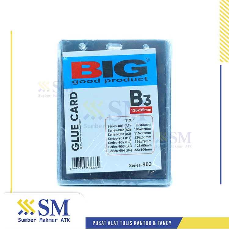

(PCS) NAME BAG MIKA BIG B3 / PLASTIK ID CARD