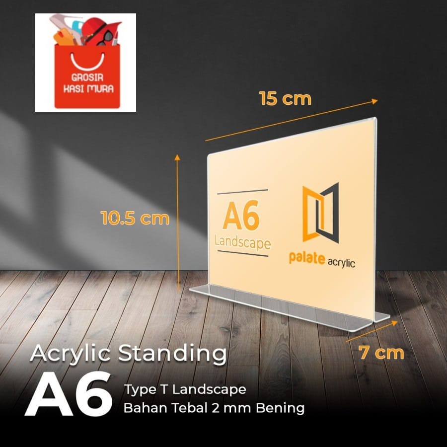 

AKRILIK A6 TYPE T LANDSCAPE / AKRILIK A6 / LANDSCAPE