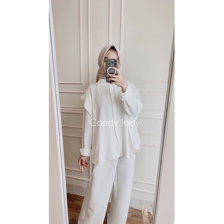 Breta Oversize Blouse / Kemeja polos