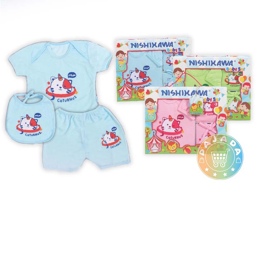 Paket Kado Hadiah Lahiran Baju Set Bayi Baby Gift Set Nishikawa