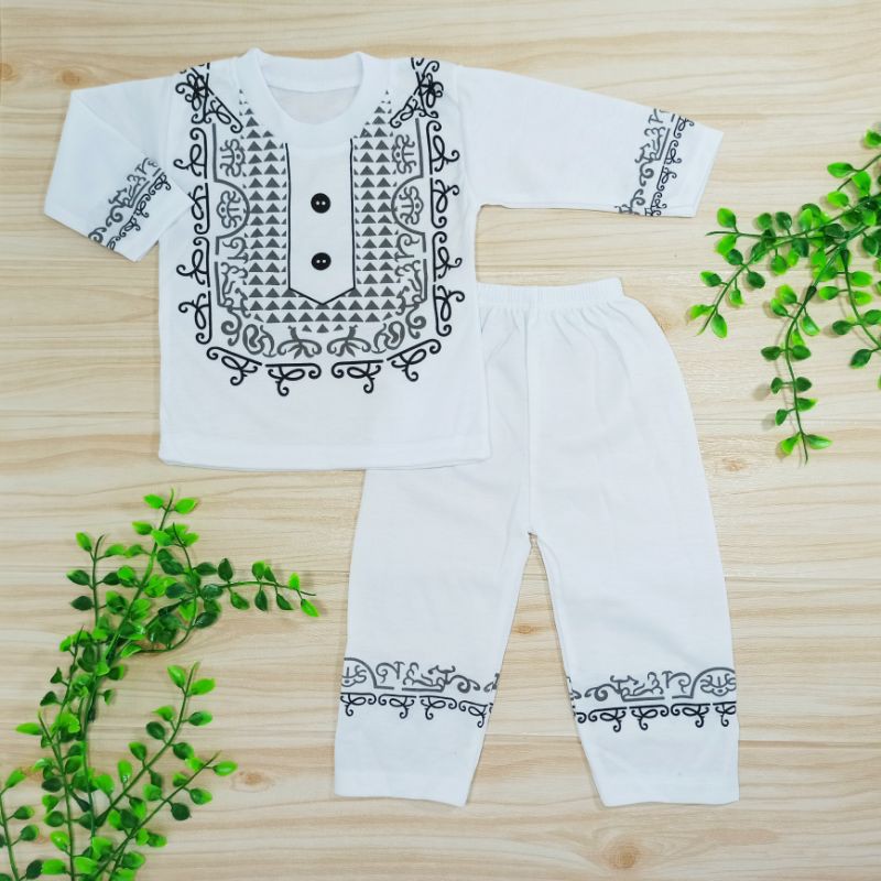 Baju Koko Anak size 0-9bulan / Pakaian Anak Laki-laki / Baju Bayi Laki-laki / Setelan Anak