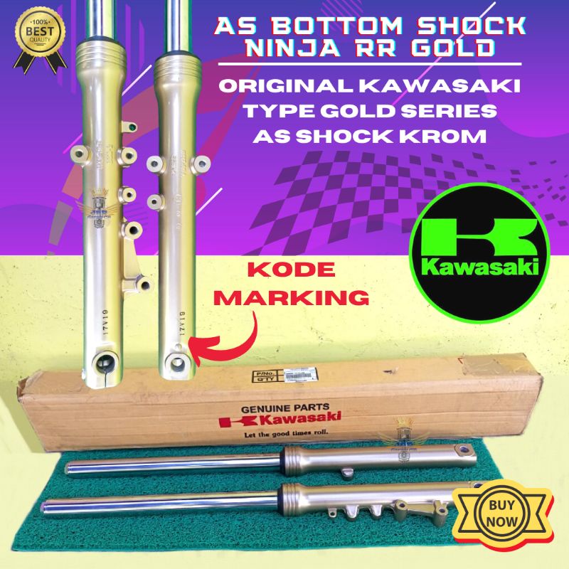 Shock Depan Ninja RR ZX CBU RR Old As Shock Bottom Original Kawasaki Part Gold Series