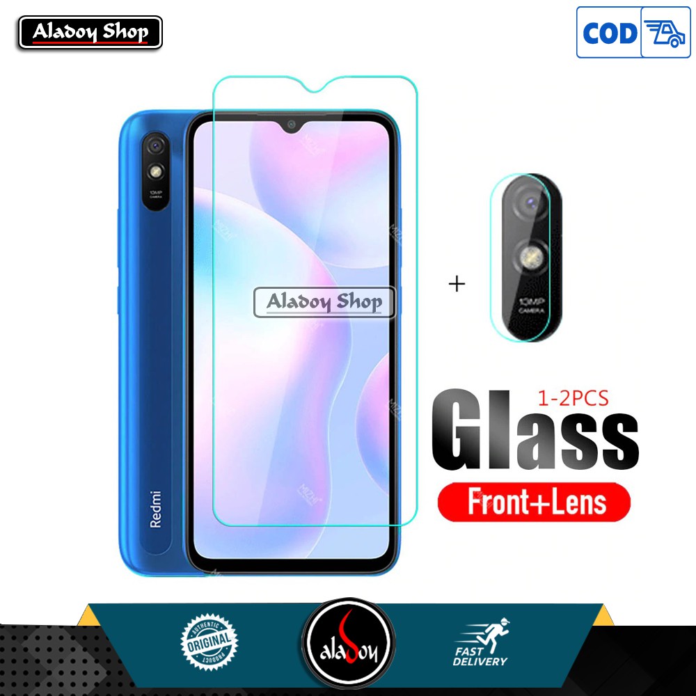 PAKET Tempered Glass Layar + Tempered Glass Camera XIAOMI REDMI 9A , REDMI NOTE 8 , REDMI NOTE 9