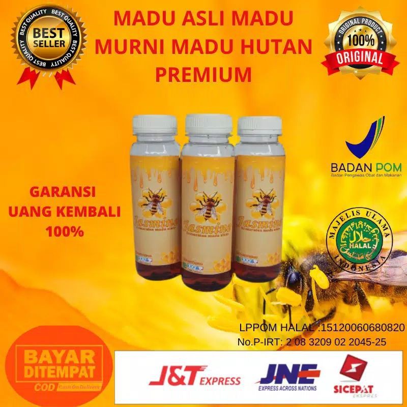 

MADU ASLI MADU MURNI MADU HUTAN ASLI ISI 300 GRAM / LABEL