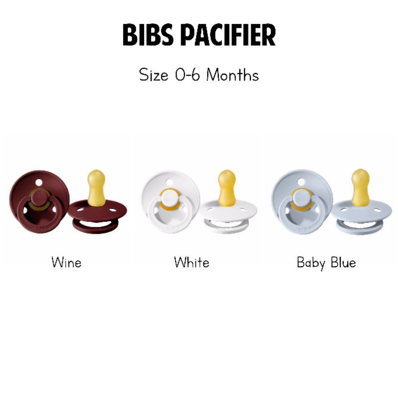 BIBS Pacifier - Size 1 (0-6 Months) / Empeng Bayi