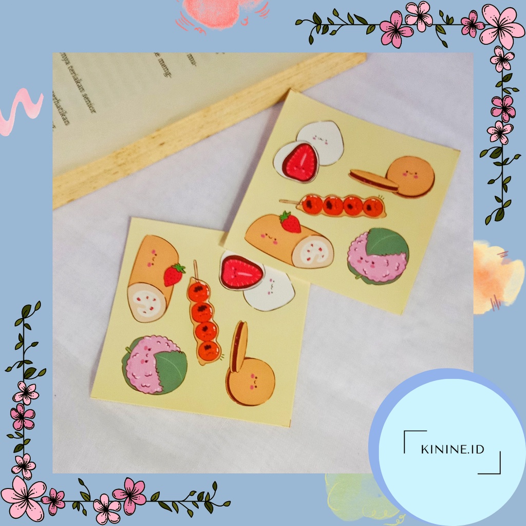 

Sticker Japanese Dessert Cute Lucu | Sticker Bujo Tumblr Deco