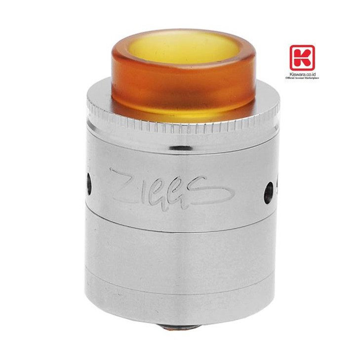 Ziggs 24 RDTA Atomizer - SILVER [Authentic] KiswaraBandung