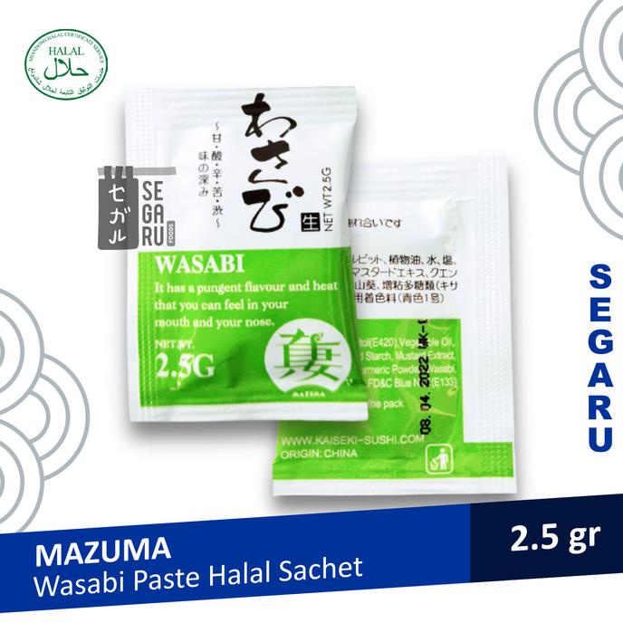 Jual Wasabi Paste Sachet Wasabi Sachet Halal 2.5Gr Shopee Indonesia