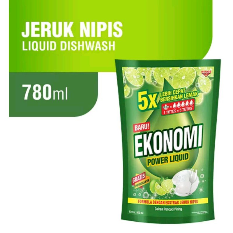 EKONOMI PENCUCI PIRING LIQUID JN 650ML