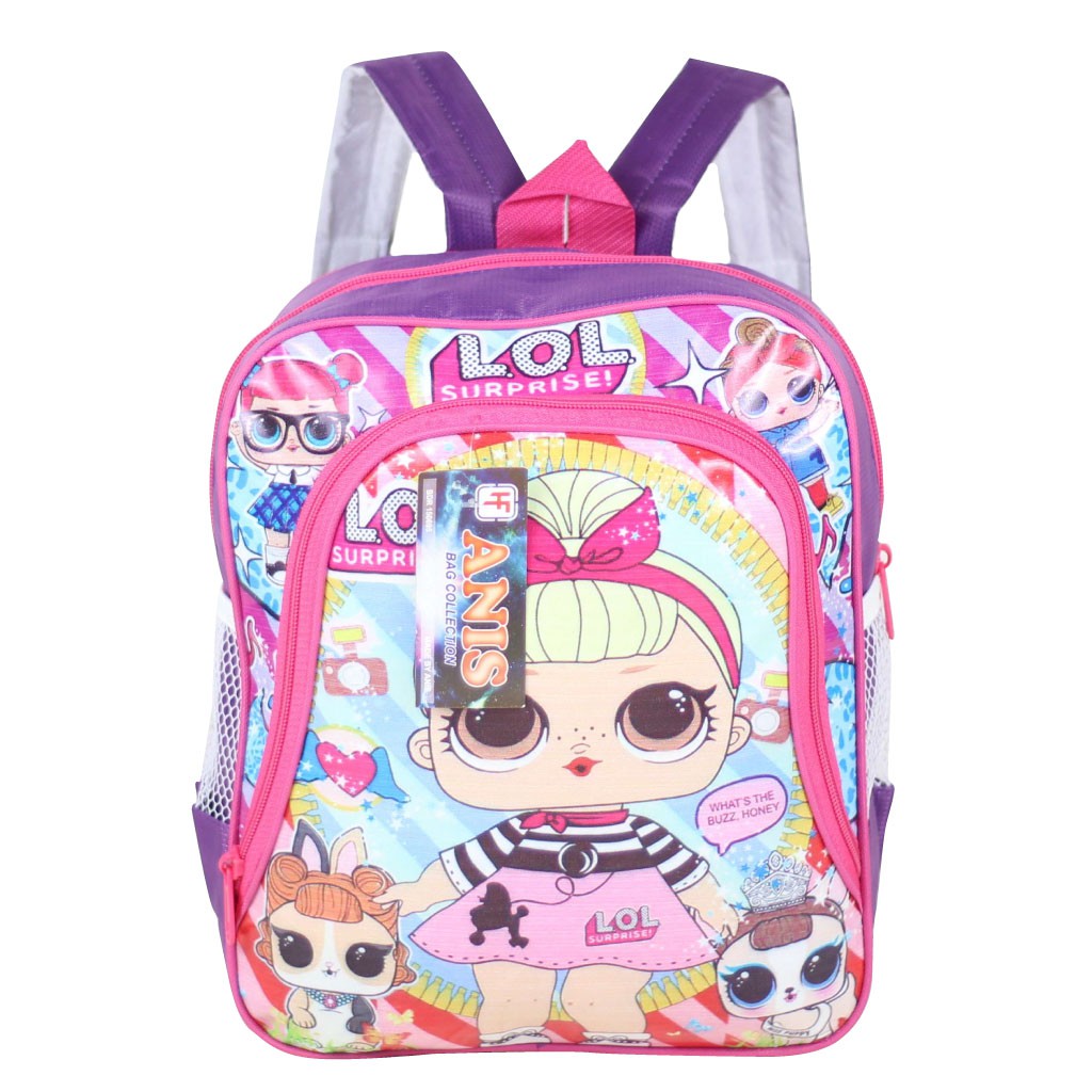 Tas Ransel Anak Lucu Tas Sekolah Ransel Anak Tk  Tas Ungu Karakter LOL Cantik Tas Gendong Sekolah