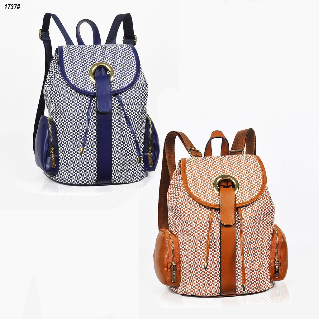 TAS PUNGGUNG  RANSEL BONIA 1737 LAV TAS PUNGGUNG MURAH BATAM TAS IMPORT TAS FASHION RANSEL SEKOLAH