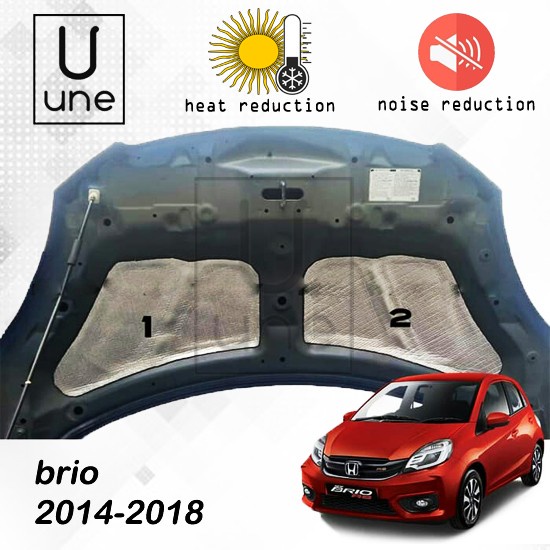 Peredam Kap Mesin Mobil Brio 2014-2018 pola dalam