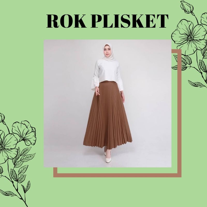 ROK PLISKET / ROK PLISKET MURAH / ROK PLISKET TEBAL / ROK PLISKET PAYUNG / ROK PLISKET LOTTO