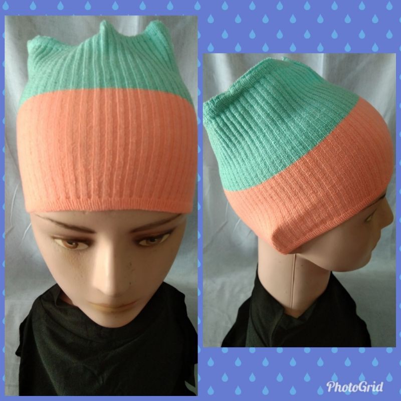 DALEMAN JILBAB RAJUT PREMIUM 2  dan 4 warna (ANAK JILBAB RAJUT)