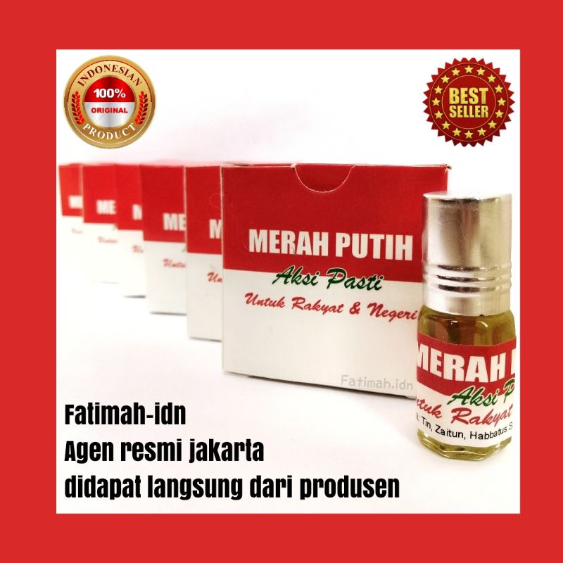 Harga Grosir 100 botol (Stok Terbaru) Minyak Merah Putih Roll On, Minyak Herbal Hebat Mengatasi Viru