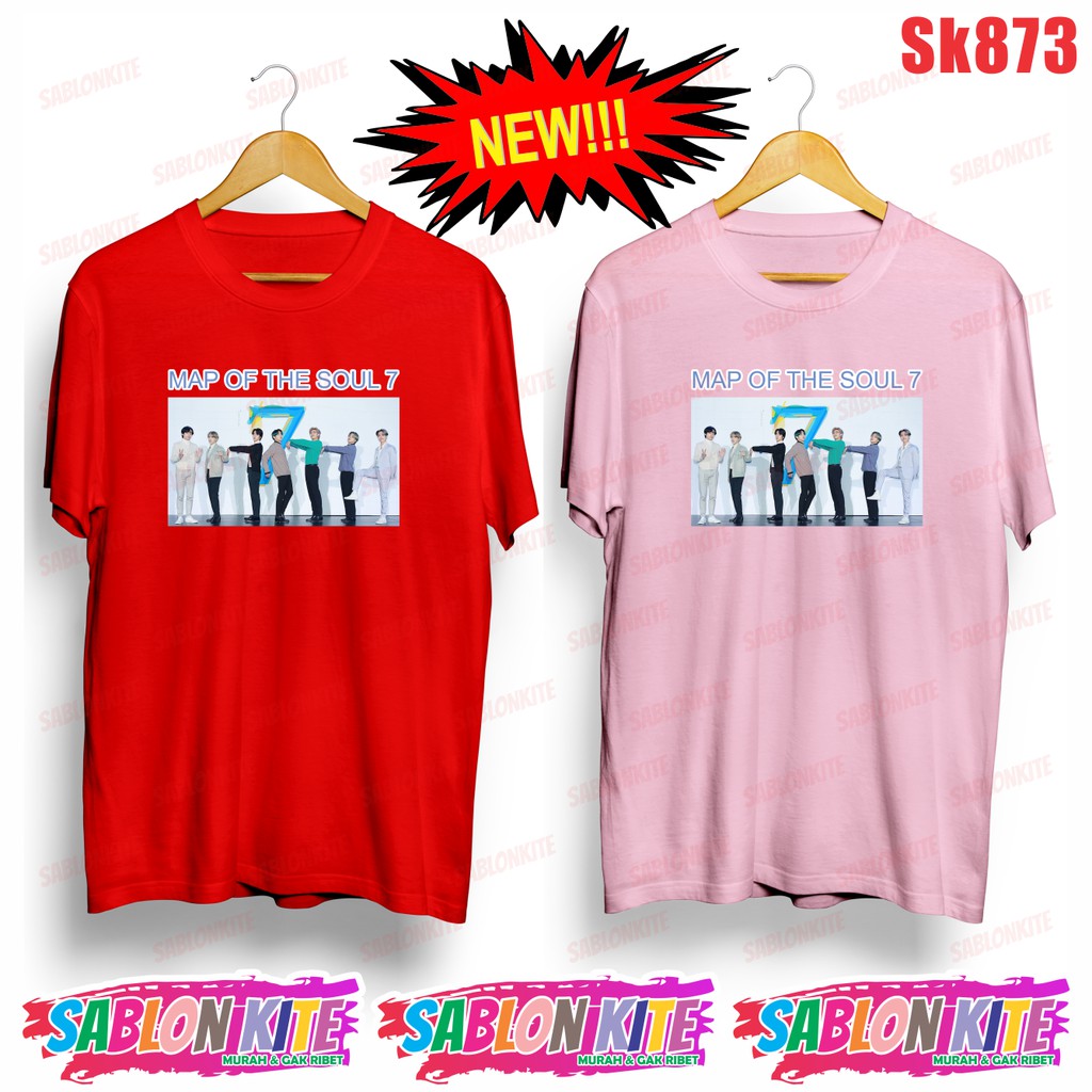 MURAH!!! KAOS KPOP MEMBER POSE 7 MAP OF THE SOUL SK873 UNISEX ADA 6WARNA