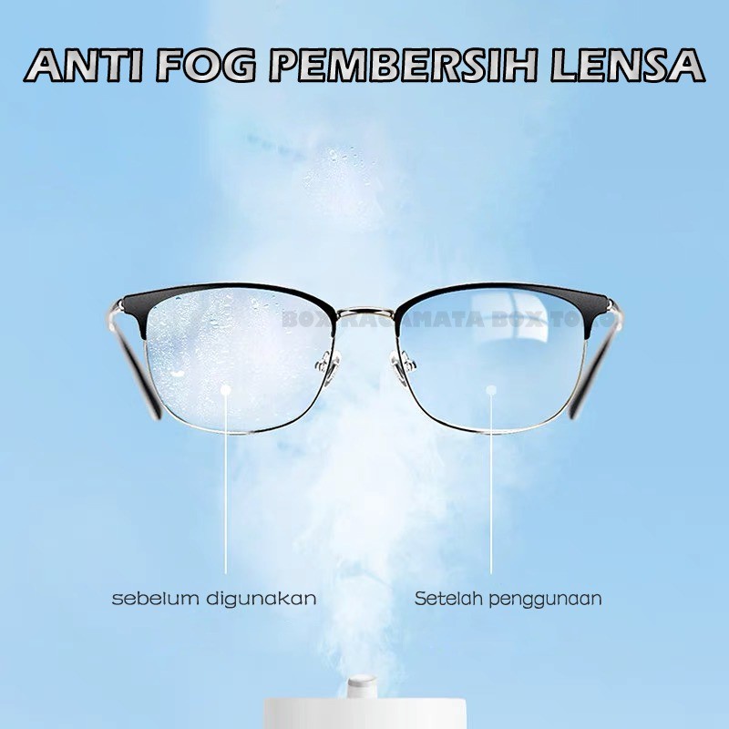 [60ml]Cairan Pembersih Spray Pembersih lens Kacamata Anti Fog/Anti Embun/Anti Uap New