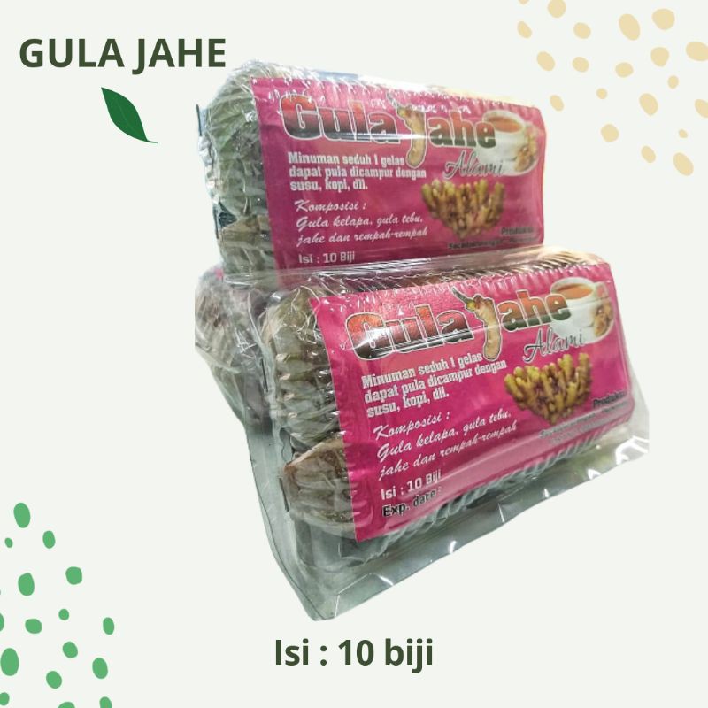 

GULA JAHE ALAMI 10 KEPING