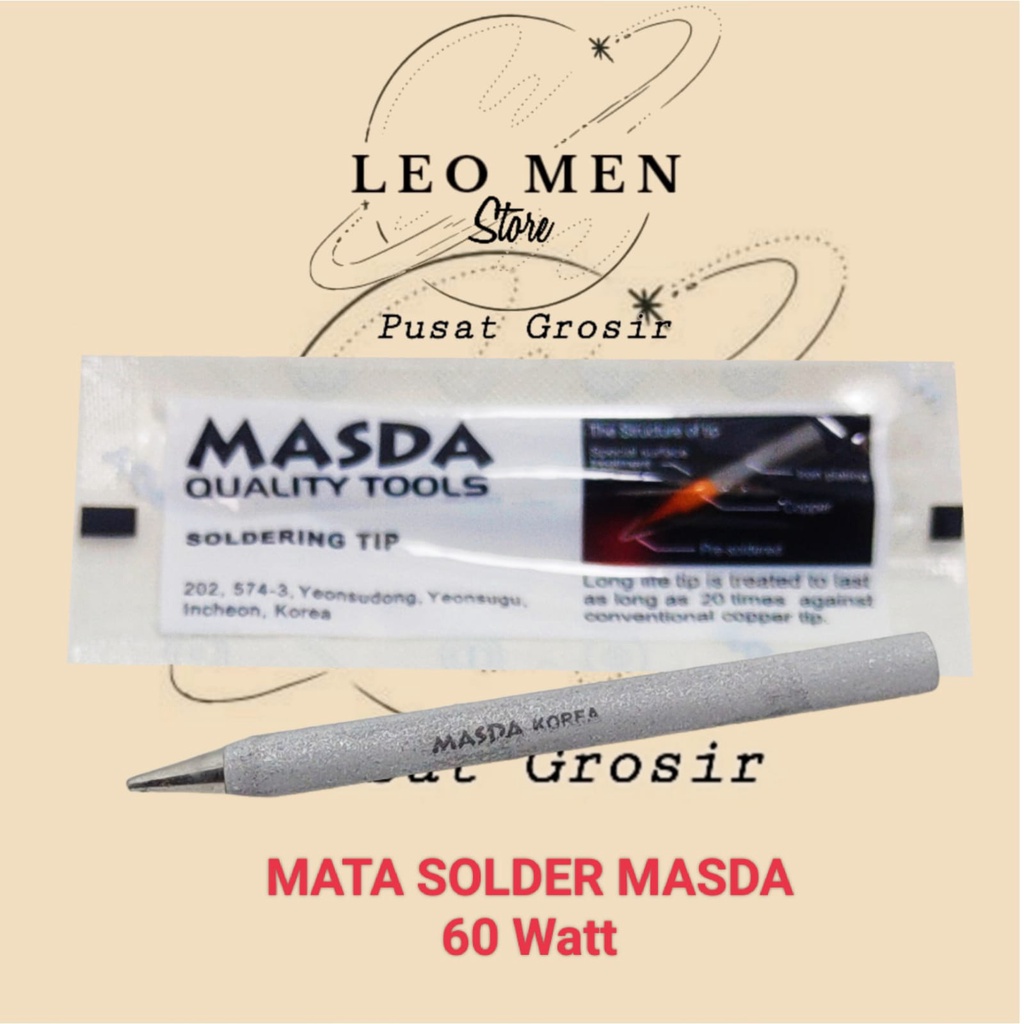 Mata Solder~Mata Solder MASDA~60 Watt~Besar Tumpul~MASDA~KOREA