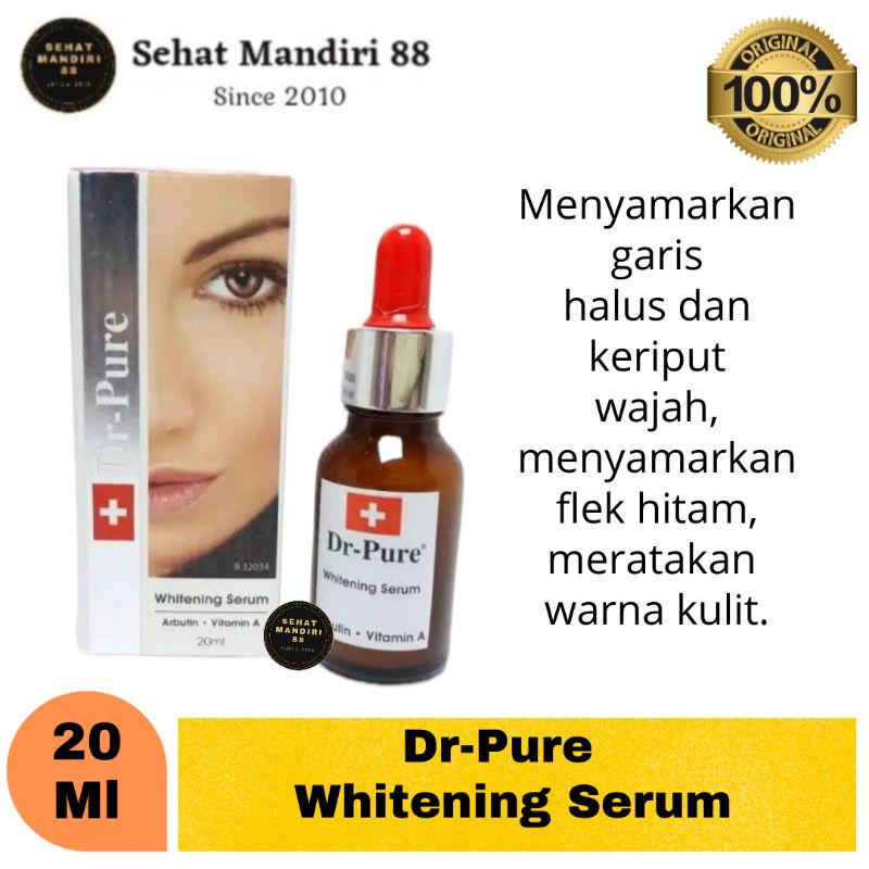 DR PURE SERUM WHITENING ORIGINAL BPOM - SERUM DR PURE BPOM