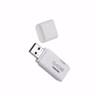 Flashdisk TOSHIBA 32 GB 64 GB Flash Disk Drive Transmemory Transfer Data Flashdish Murah Putih Komputer BERgaransi