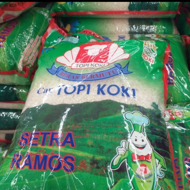 

Beras cap topi koki sentra ramos 5 kg