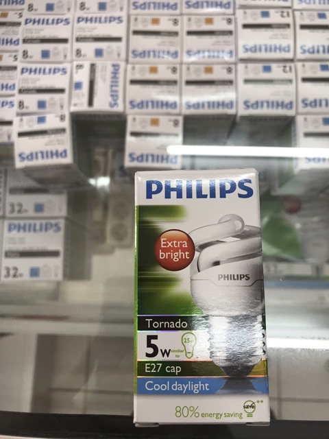 PHILIPS LAMPU TORNADO 5 WATT / 8 WATT