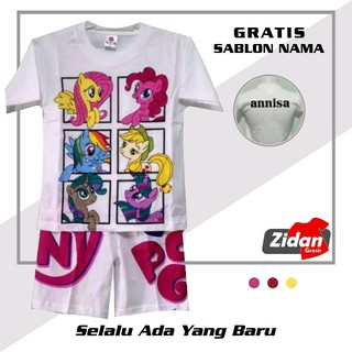  KAOS  ANAK  KAOS  SETELAN ANAK  LITLE PONY KAOS  MURAH GRATIS 