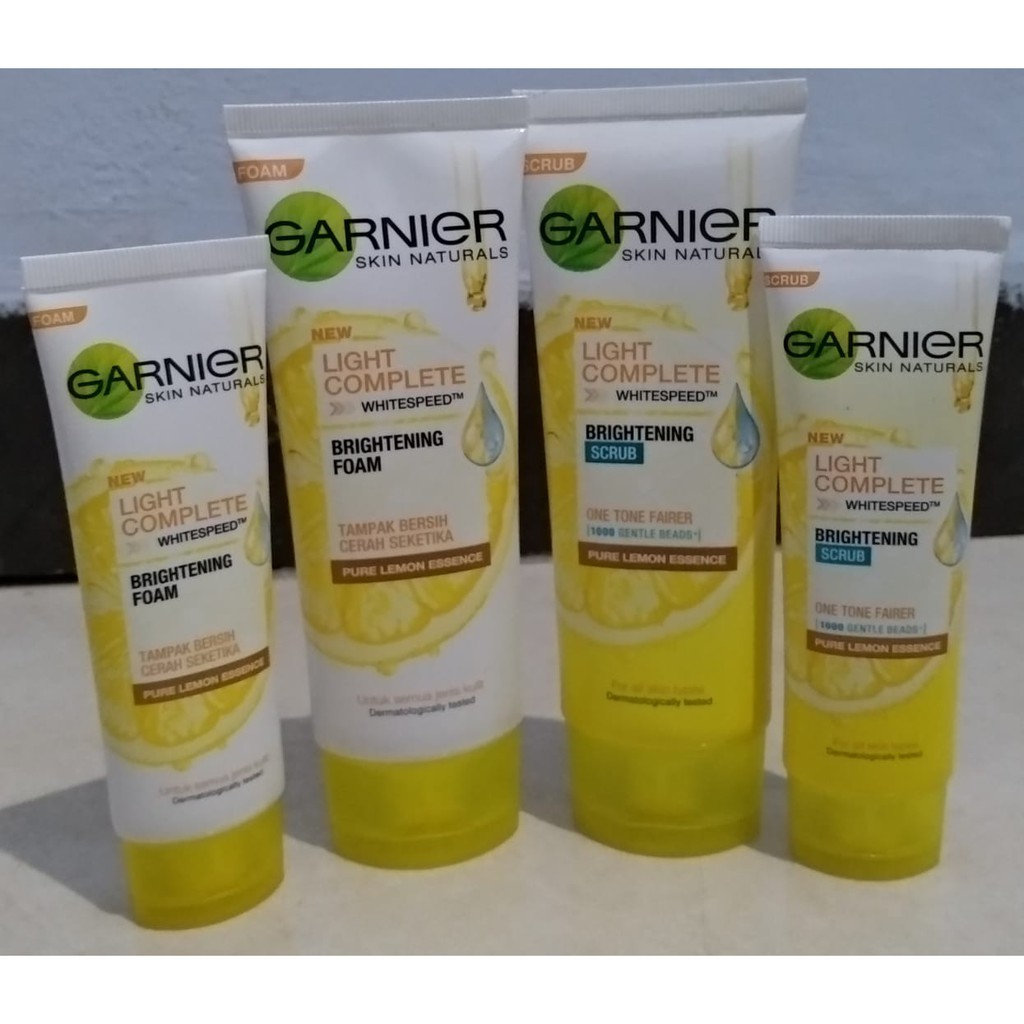 Garnier Bright Complete Face Wash | Scrub | White Speed |BPOM 100%