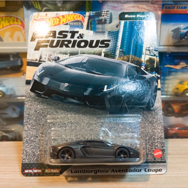 Hot Wheels Lamborghini Aventador Coupe - Euro Fast - Premium