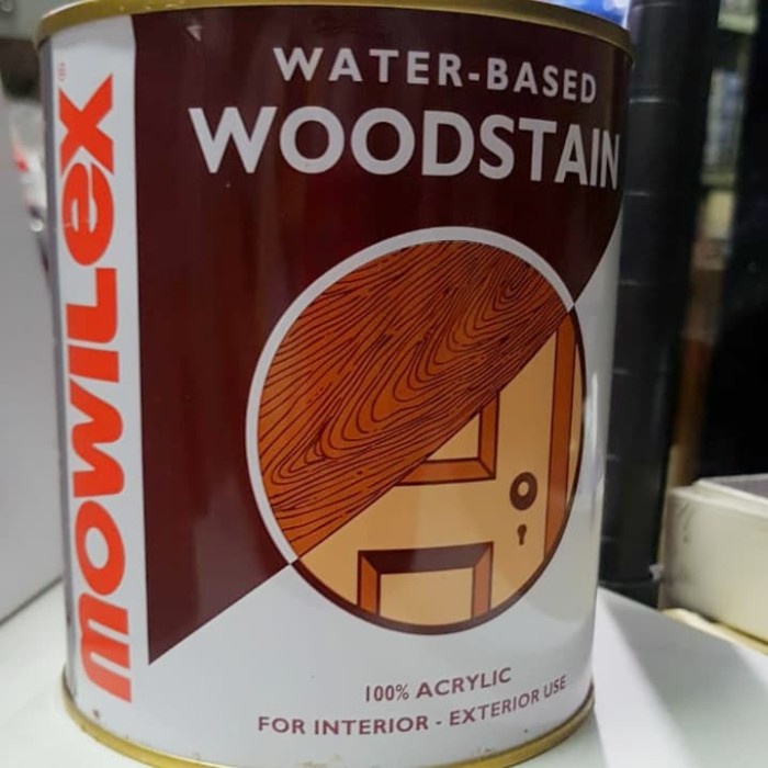 kayucat- mowilex woodstain clear / cat finishing acrylic -cat kayu