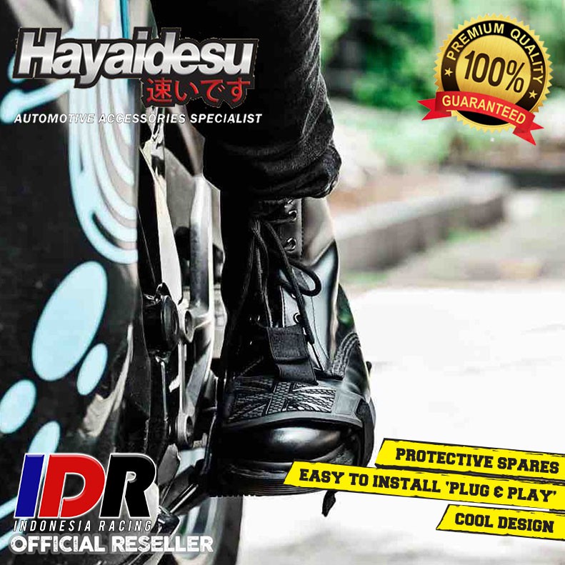 Hayaidesu Shift Gear Pad Pelindung Sepatu Motor